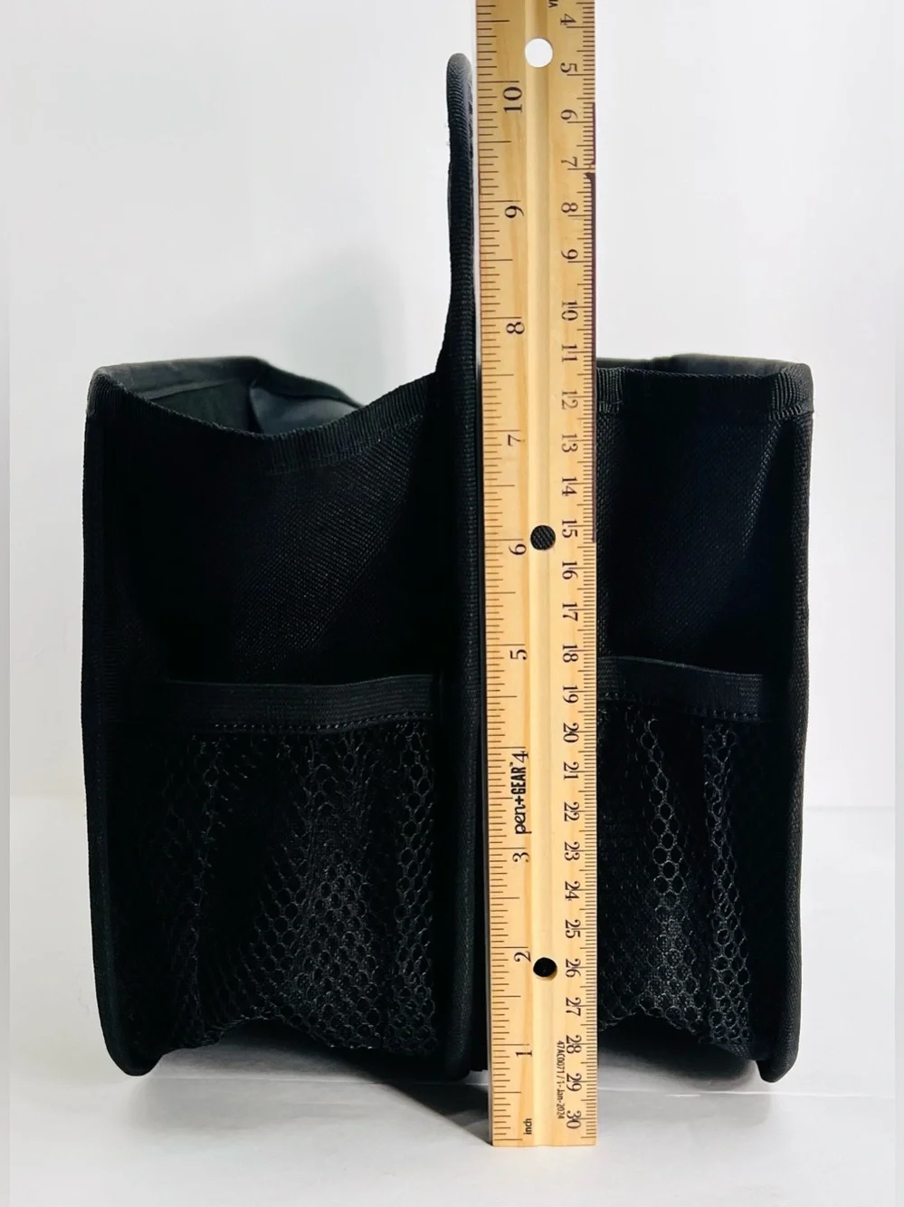 Thirty-One Fold N File Organizer Gray Black Portable Storage Tote Caddy